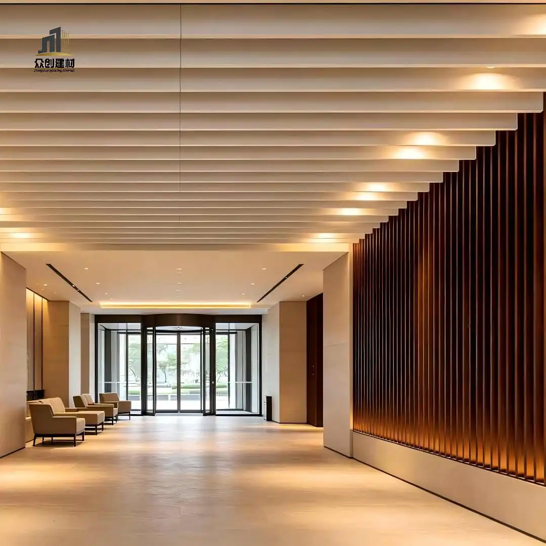 Powder Coated Aluminum U‑Channels | Suspended Linear Metal Ceiling Tiles